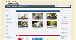 Desktop Screenshot of ipad-free-wallpapers.com